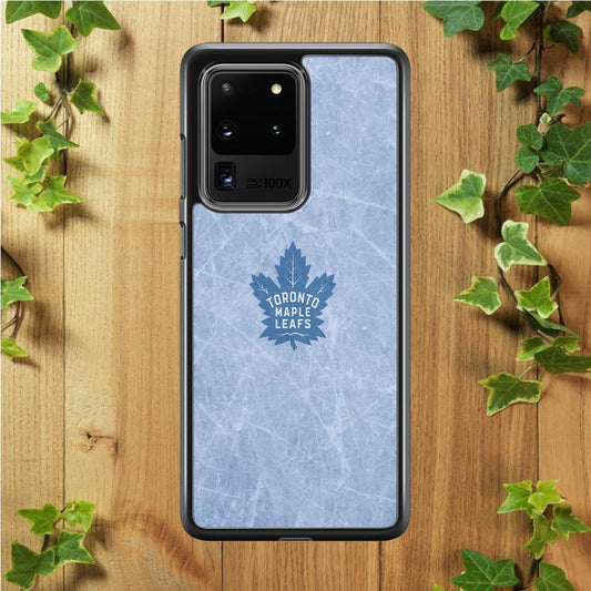 Hockey Toronto Maple Leafs NHL 001 Samsung Galaxy S20 Ultra Case-Rubber / Black (2D Case)-Xtracase