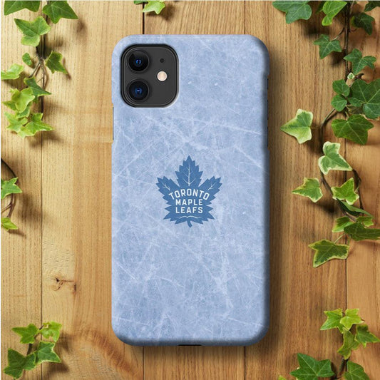 Hockey Toronto Maple Leafs NHL 001 iPhone 11 Case-Plastic / Full Wrap (3D Case)-Xtracase