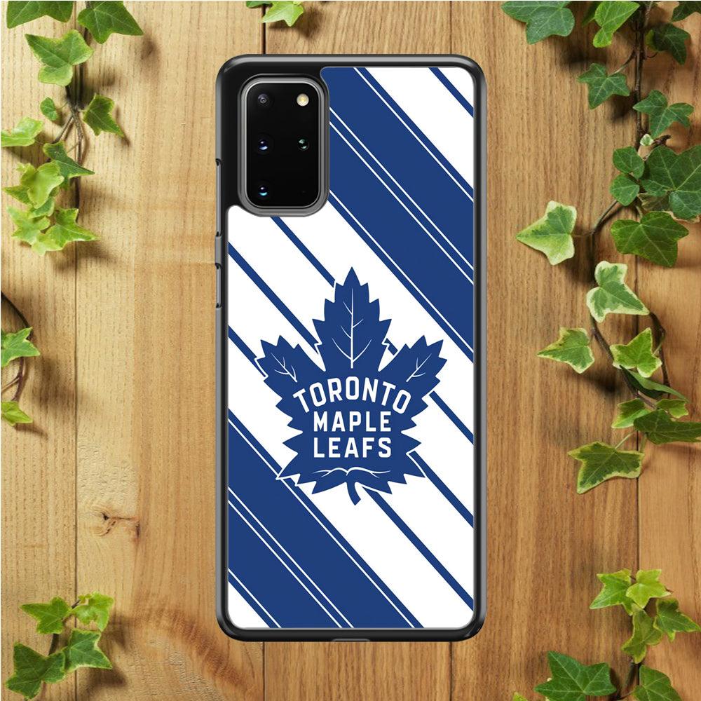 Hockey Toronto Maple Leafs NHL 002 Samsung Galaxy S20 Plus Case-Rubber / White (2D Case)-Xtracase