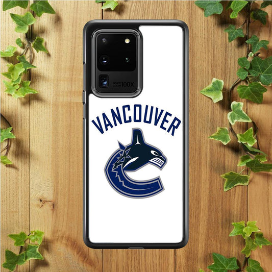 Hockey Vancouver Canucks NHL 001 Samsung Galaxy S20 Ultra Case-Plastic / Full Wrap (3D Case)-Xtracase