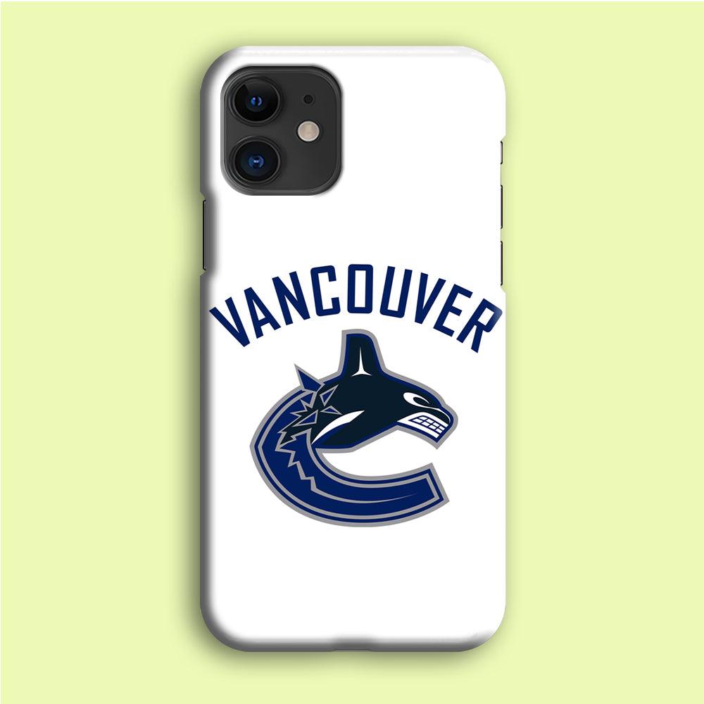 Hockey Vancouver Canucks NHL 001 iPhone 12 Case-Plastic / Full Wrap (3D Case)-Xtracase