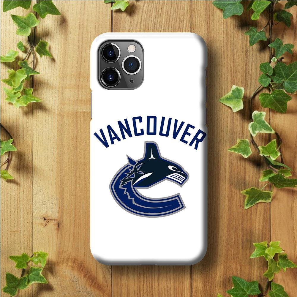 Hockey Vancouver Canucks NHL 001 iPhone 11 Pro Max Case-Plastic / Full Wrap (3D Case)-Xtracase