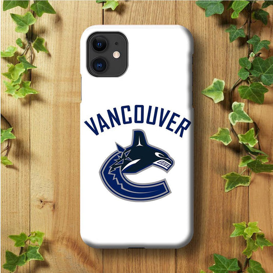 Hockey Vancouver Canucks NHL 001 iPhone 11 Case-Plastic / Full Wrap (3D Case)-Xtracase