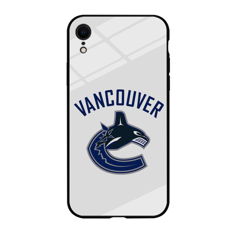 Hockey Vancouver Canucks NHL 001 iPhone XR Case-Tempered Glass Case-Xtracase