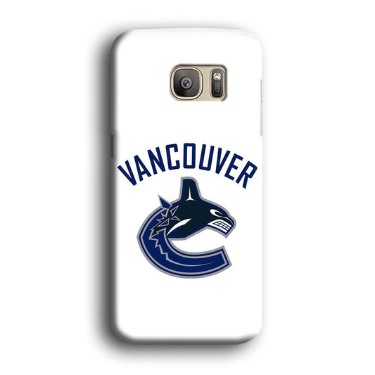 Hockey Vancouver Canucks NHL 001 Samsung Galaxy S7 Edge Case-Plastic / Full Wrap (3D Case)-Xtracase