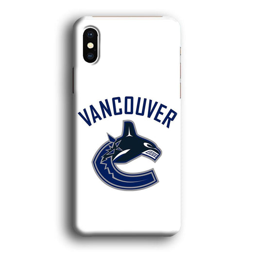 Hockey Vancouver Canucks NHL 001 iPhone X Case-Plastic / Full Wrap (3D Case)-Xtracase