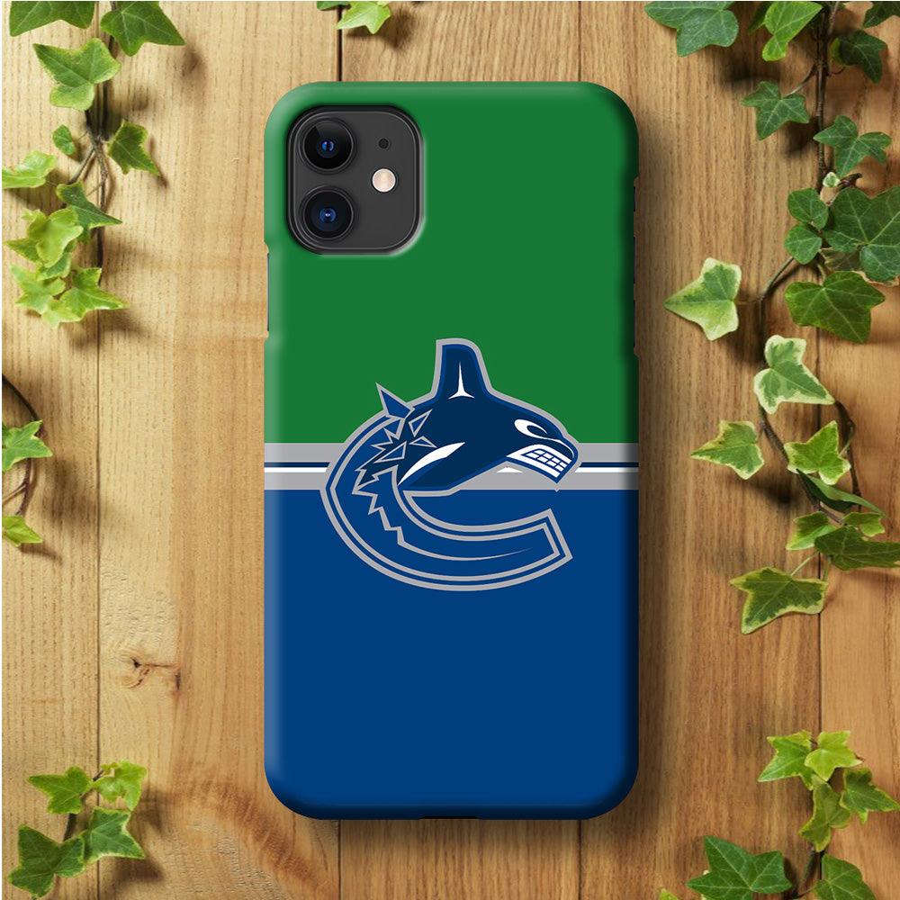 Hockey Vancouver Canucks NHL 002 iPhone 11 Case-Plastic / Full Wrap (3D Case)-Xtracase