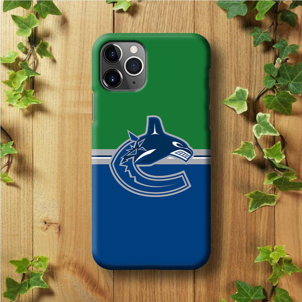 Hockey Vancouver Canucks NHL 002 iPhone 11 Pro Max Case-Plastic / Full Wrap (3D Case)-Xtracase