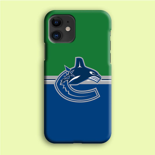 Hockey Vancouver Canucks NHL 002 iPhone 12 Mini Case-Plastic / Full Wrap (3D Case)-Xtracase