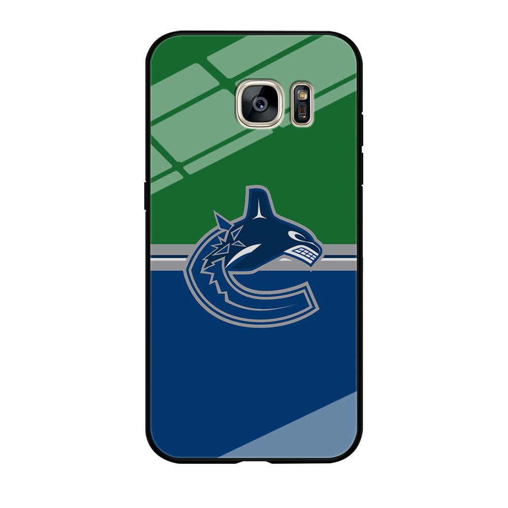 Hockey Vancouver Canucks NHL 002 Samsung Galaxy S7 Edge Case-Tempered Glass Case-Xtracase
