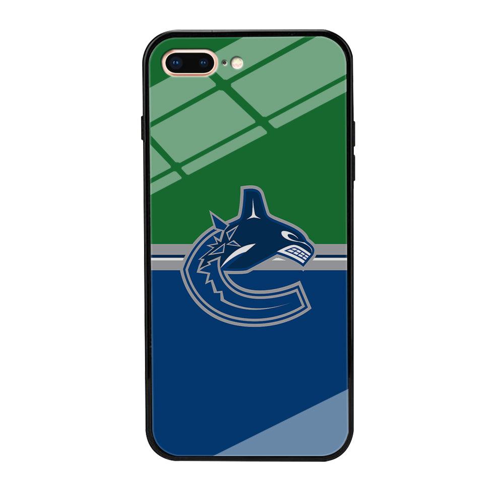 Hockey Vancouver Canucks NHL 002 iPhone 8 Plus Case-Tempered Glass Case-Xtracase