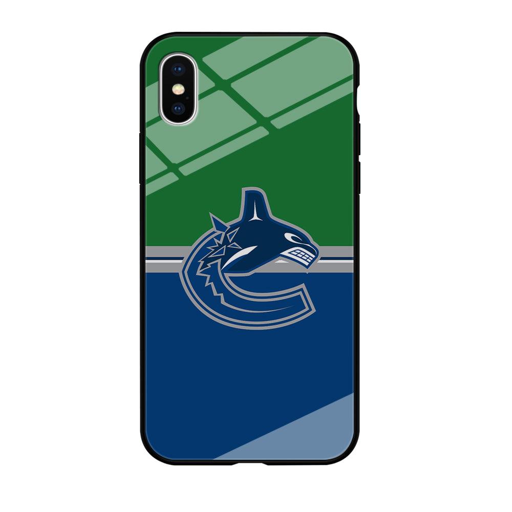 Hockey Vancouver Canucks NHL 002 iPhone X Case-Tempered Glass Case-Xtracase