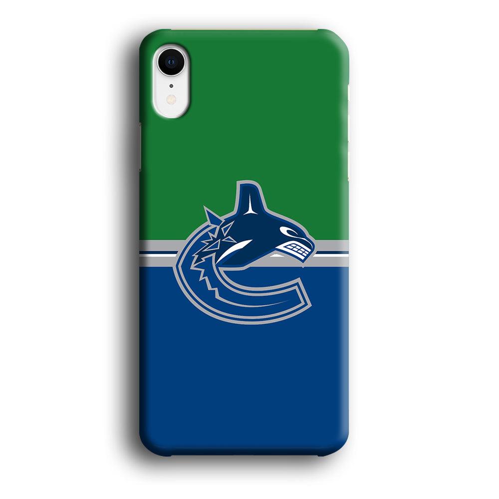Hockey Vancouver Canucks NHL 002 iPhone XR Case-Plastic / Full Wrap (3D Case)-Xtracase