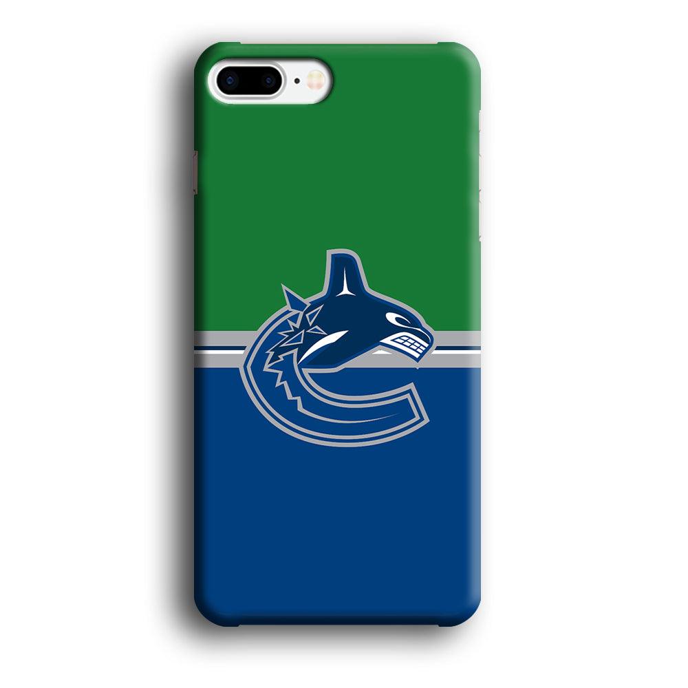 Hockey Vancouver Canucks NHL 002 iPhone 8 Plus Case-Plastic / Full Wrap (3D Case)-Xtracase