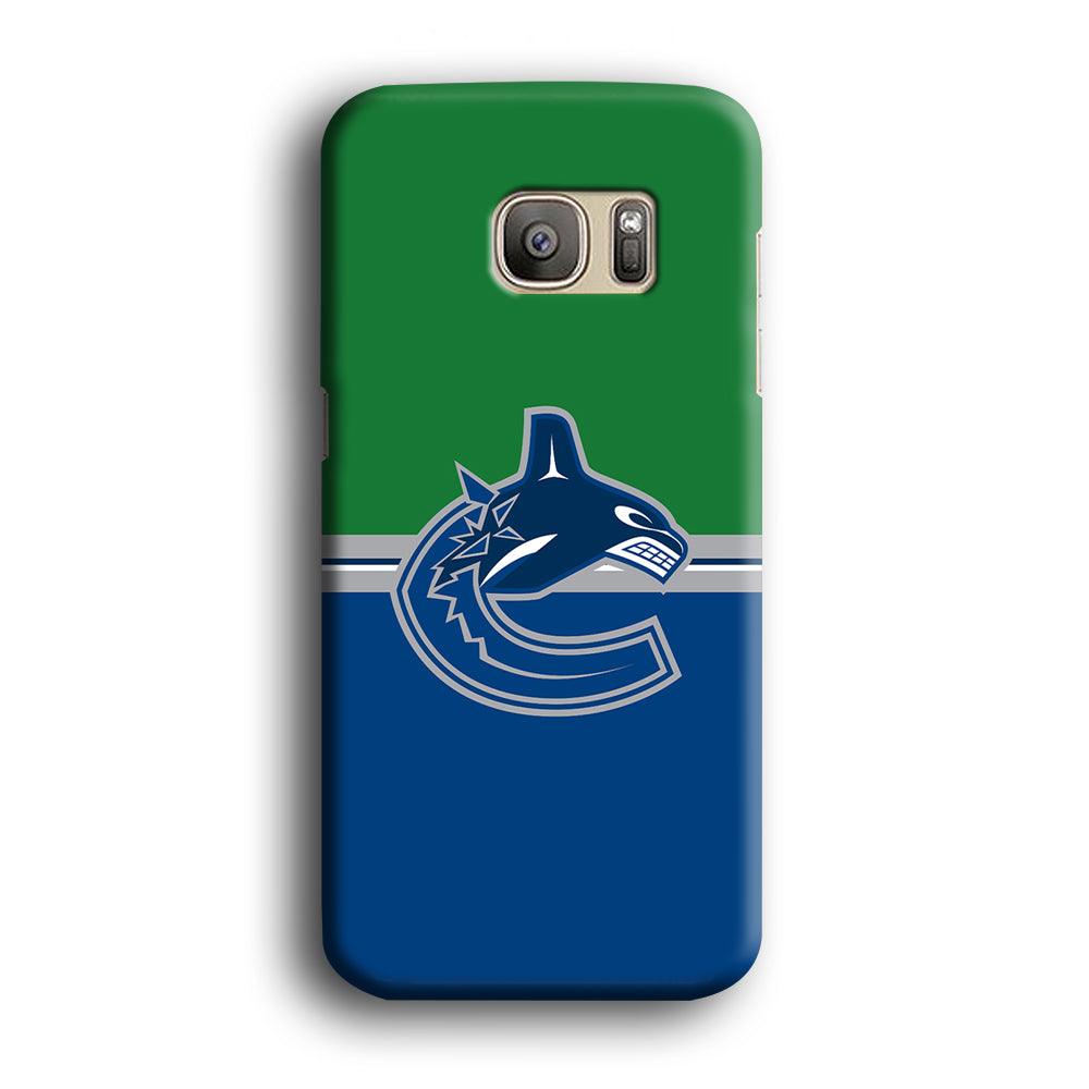Hockey Vancouver Canucks NHL 002 Samsung Galaxy S7 Edge Case-Plastic / Full Wrap (3D Case)-Xtracase