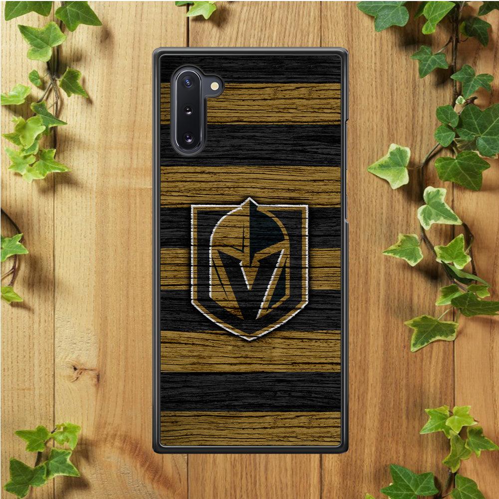 Hockey Vegas Golden Knights NHL 001 Samsung Galaxy Note 10 Case-Rubber / White (2D Case)-Xtracase