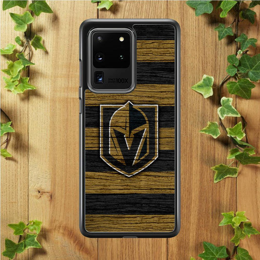 Hockey Vegas Golden Knights NHL 001 Samsung Galaxy S20 Ultra Case-Rubber / White (2D Case)-Xtracase