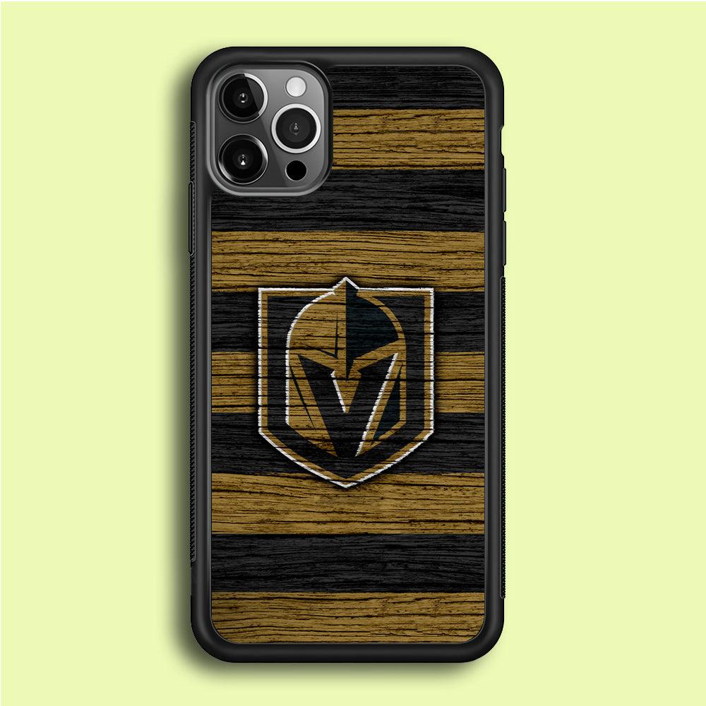 Hockey Vegas Golden Knights NHL 001 iPhone 12 Pro Max Case-Rubber / Black (2D Case)-Xtracase