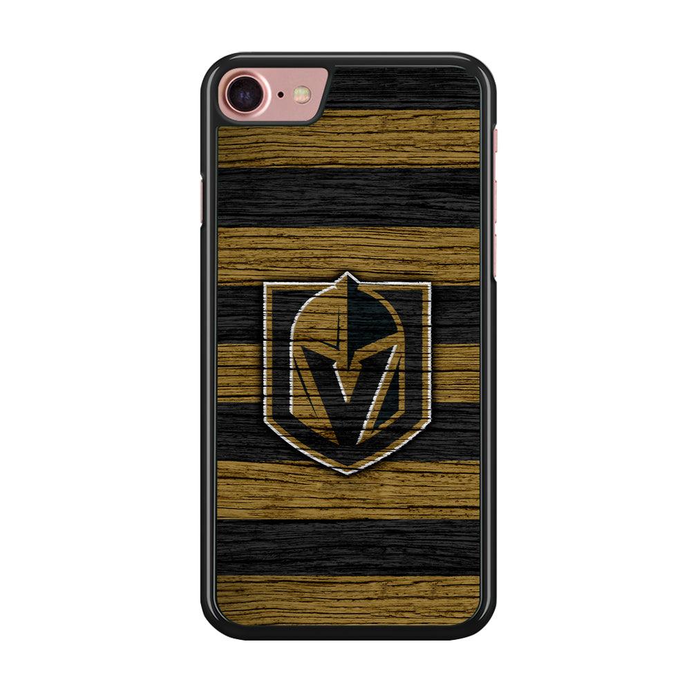Hockey Vegas Golden Knights NHL 001 iPhone SE 2020 Case-Rubber / Black (2D Case)-Xtracase