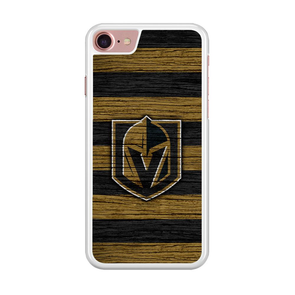 Hockey Vegas Golden Knights NHL 001 iPhone SE 2020 Case-Rubber / White (2D Case)-Xtracase