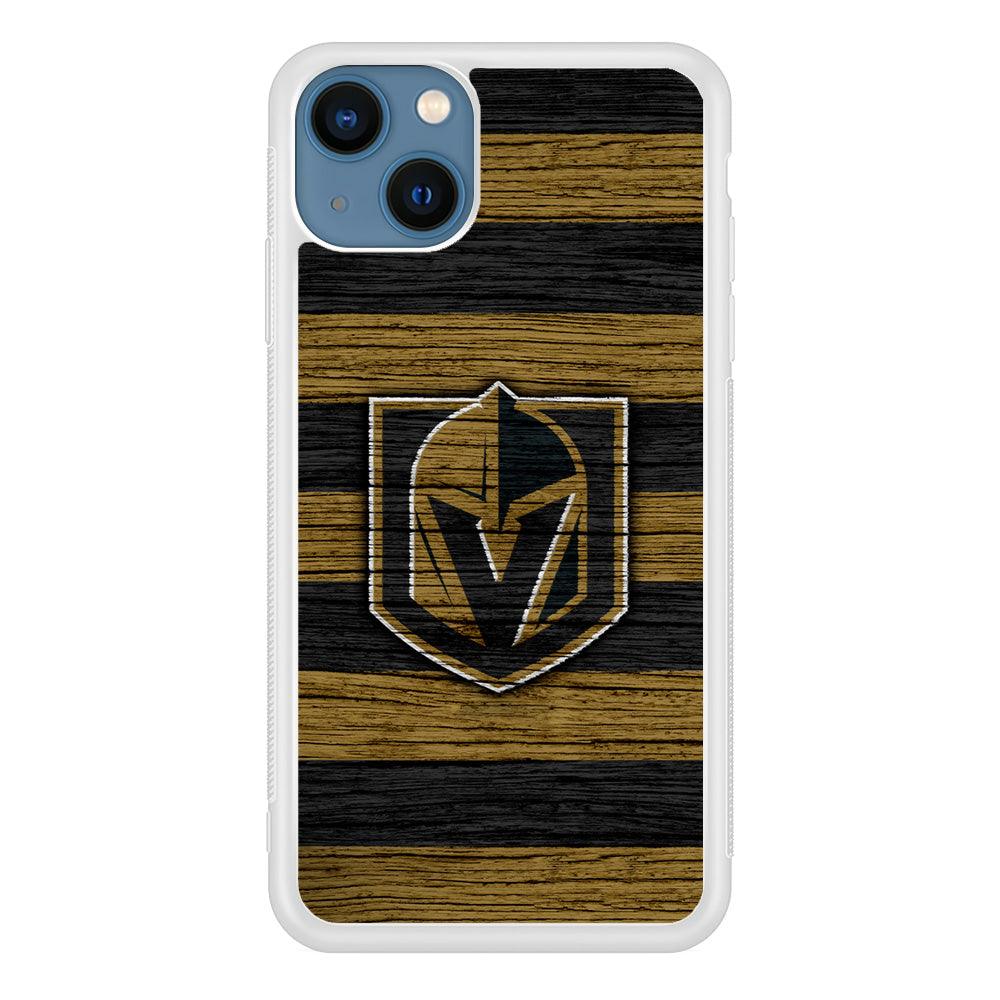 Hockey Vegas Golden Knights NHL 001 iPhone 13 Case-Rubber / White (2D Case)-Xtracase