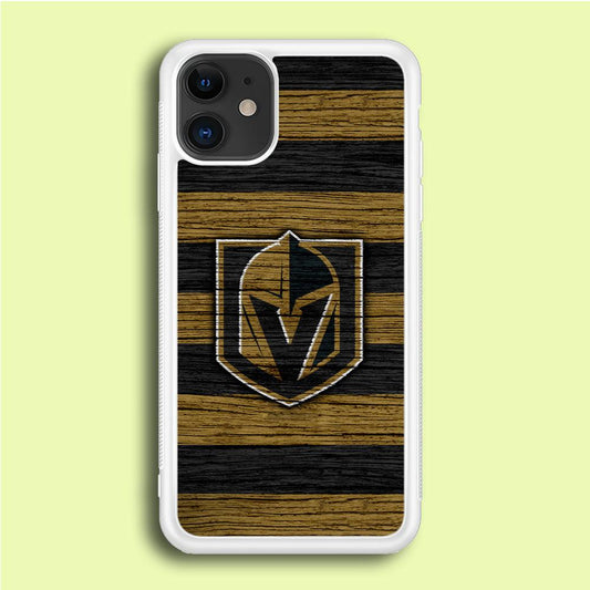 Hockey Vegas Golden Knights NHL 001 iPhone 12 Mini Case-Rubber / White (2D Case)-Xtracase