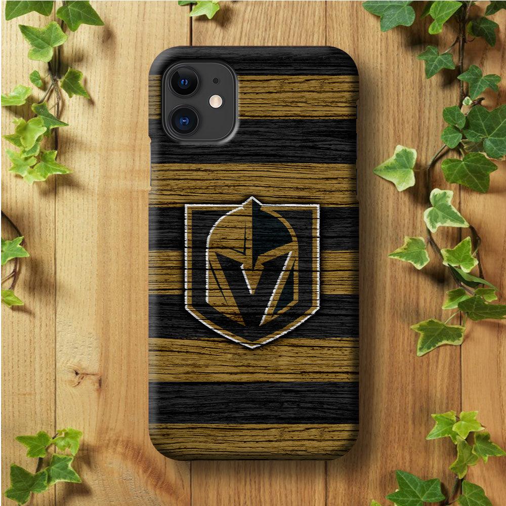 Hockey Vegas Golden Knights NHL 001 iPhone 11 Case-Plastic / Full Wrap (3D Case)-Xtracase