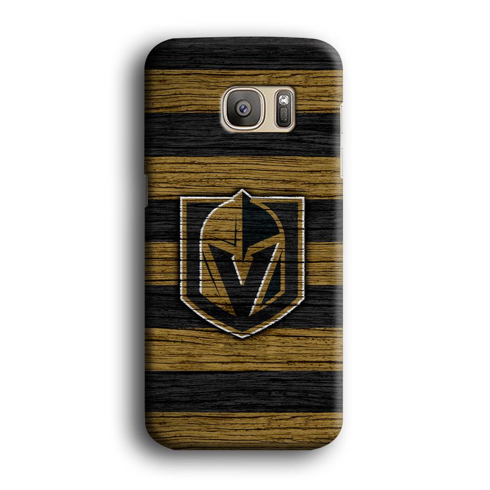 Hockey Vegas Golden Knights NHL 001 Samsung Galaxy S7 Edge Case-Plastic / Full Wrap (3D Case)-Xtracase