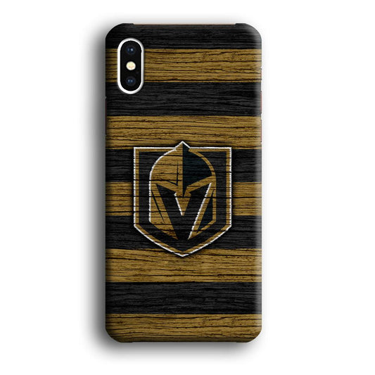 Hockey Vegas Golden Knights NHL 001 iPhone X Case-Plastic / Full Wrap (3D Case)-Xtracase