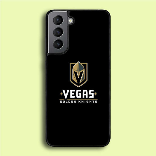 Hockey Vegas Golden Knights NHL 002 Samsung Galaxy S21 Plus Case-Rubber / Black (2D Case)-Xtracase