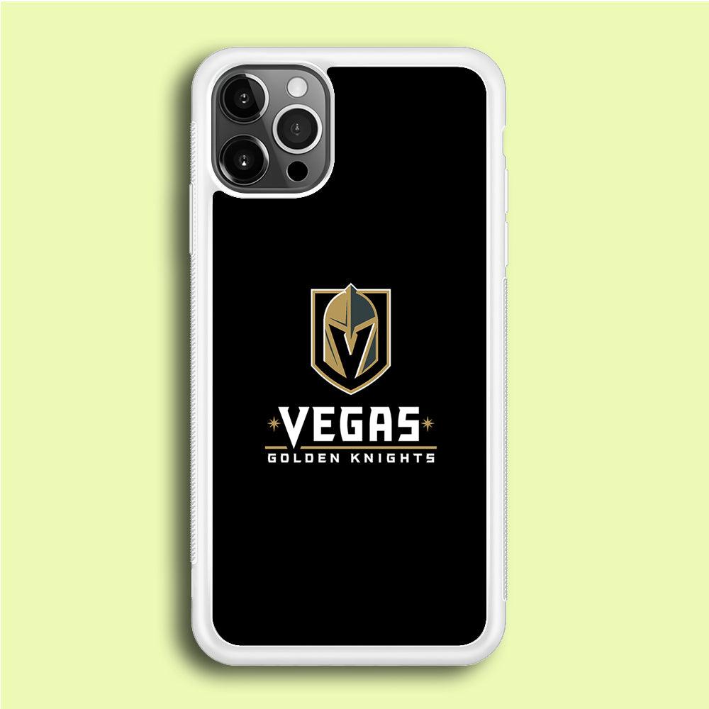 Hockey Vegas Golden Knights NHL 002 iPhone 12 Pro Case-Rubber / White (2D Case)-Xtracase