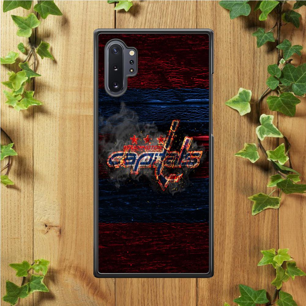 Hockey Washington Capitals NHL 001 Samsung Galaxy Note 10 Plus Case-Rubber / White (2D Case)-Xtracase