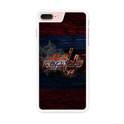 Hockey Washington Capitals NHL 001 iPhone 7 Plus Case-Rubber / White (2D Case)-Xtracase