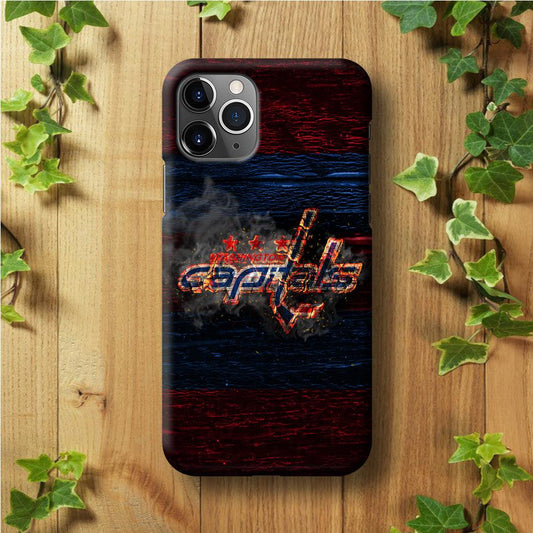 Hockey Washington Capitals NHL 001 iPhone 11 Pro Max Case-Plastic / Full Wrap (3D Case)-Xtracase