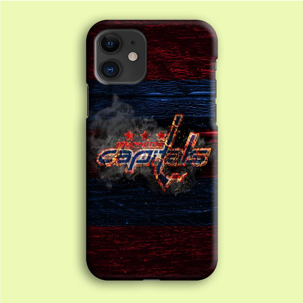 Hockey Washington Capitals NHL 001 iPhone 12 Case-Plastic / Full Wrap (3D Case)-Xtracase