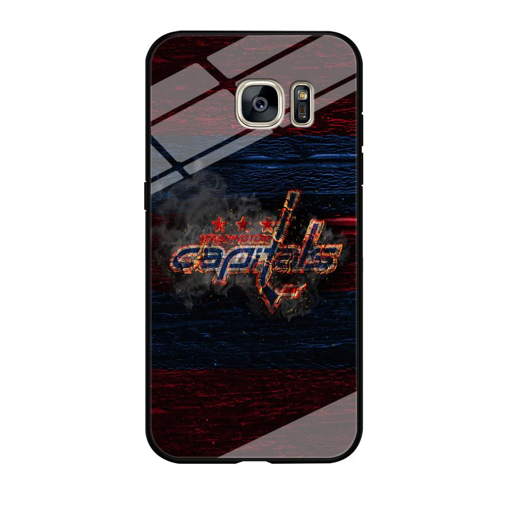 Hockey Washington Capitals NHL 001 Samsung Galaxy S7 Edge Case-Tempered Glass Case-Xtracase
