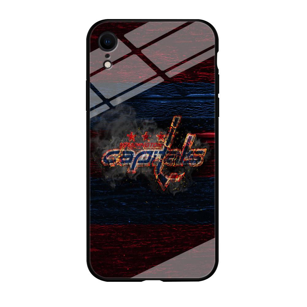 Hockey Washington Capitals NHL 001 iPhone XR Case-Tempered Glass Case-Xtracase