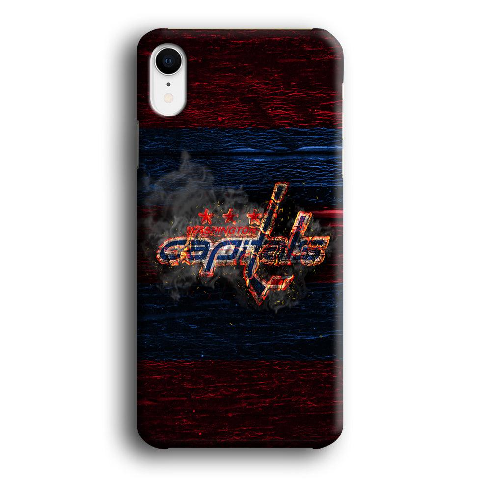 Hockey Washington Capitals NHL 001 iPhone XR Case-Plastic / Full Wrap (3D Case)-Xtracase