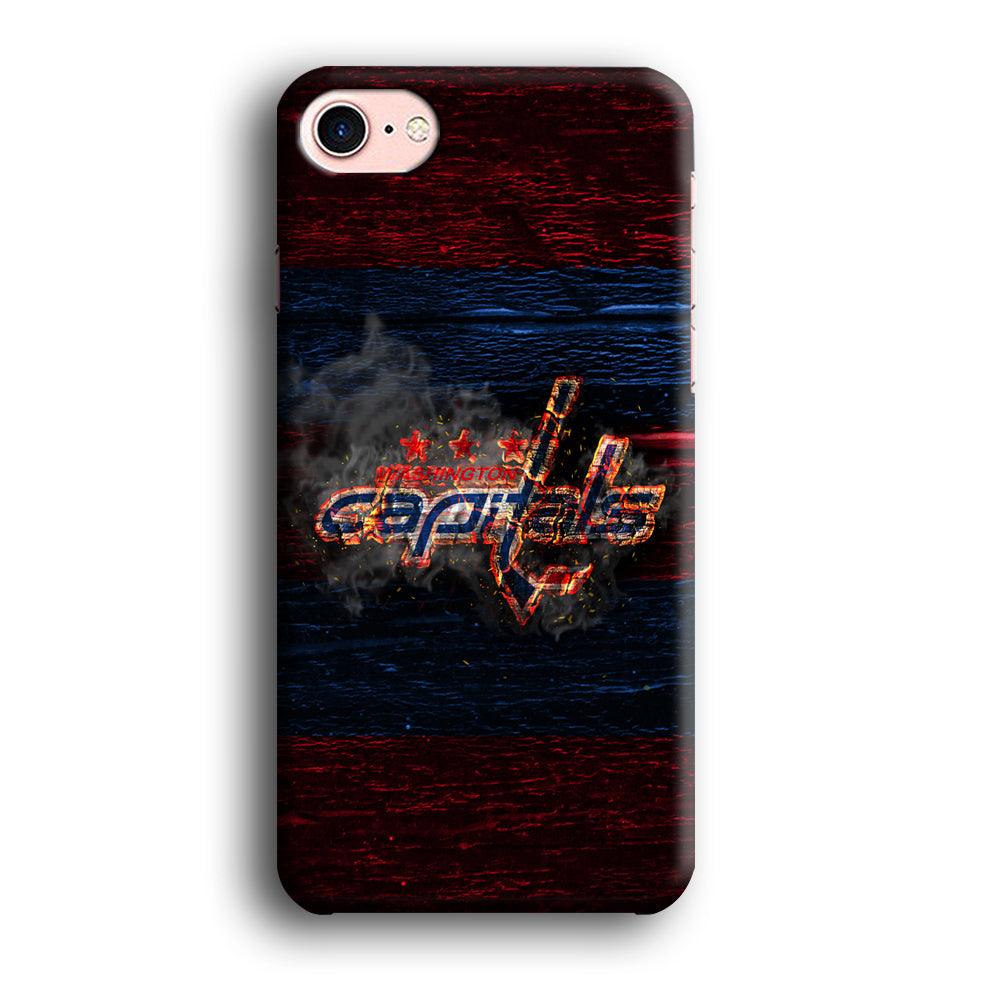 Hockey Washington Capitals NHL 001 iPhone 8 Case-Plastic / Full Wrap (3D Case)-Xtracase