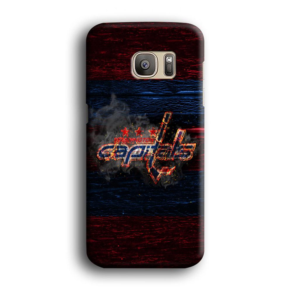 Hockey Washington Capitals NHL 001 Samsung Galaxy S7 Edge Case-Plastic / Full Wrap (3D Case)-Xtracase