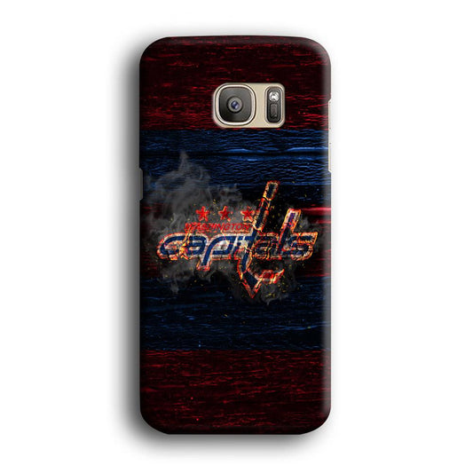 Hockey Washington Capitals NHL 001 Samsung Galaxy S7 Edge Case-Plastic / Full Wrap (3D Case)-Xtracase