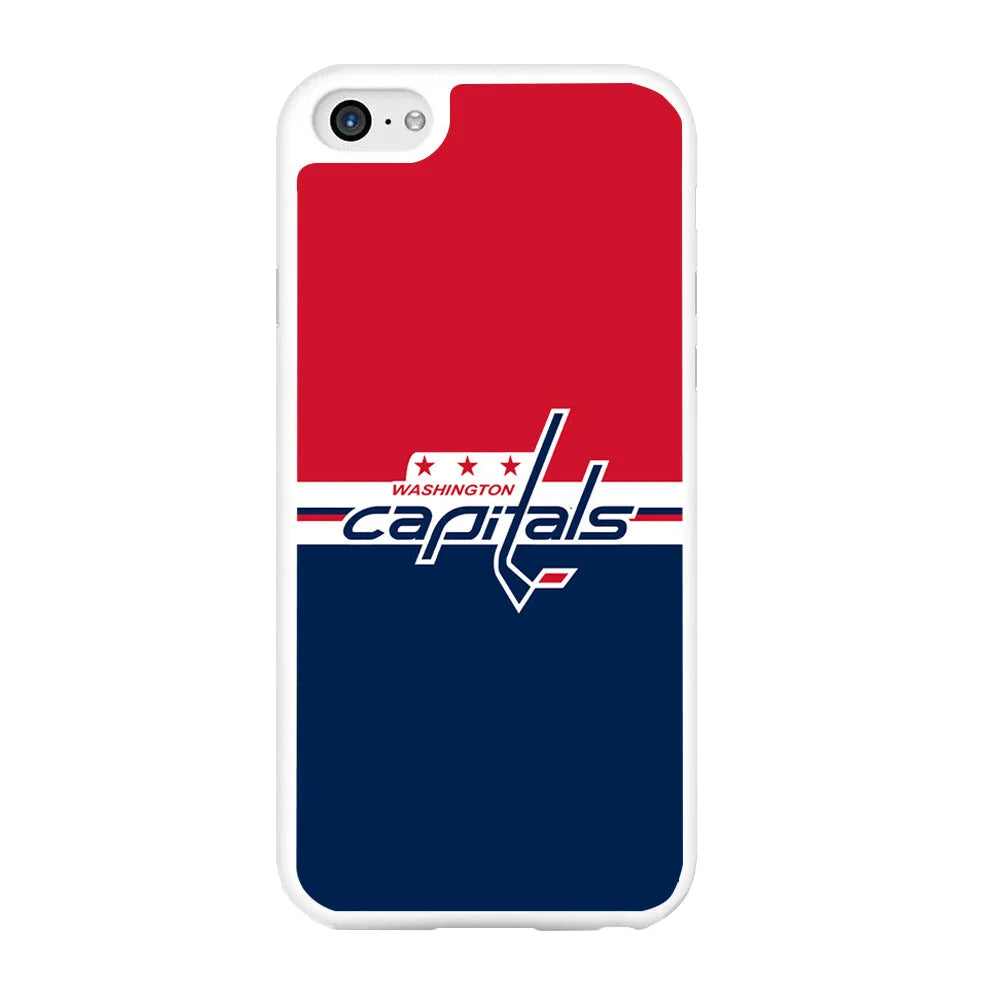 Hockey Washington Capitals NHL 002 iPhone 6 | 6s Case-Rubber / White (2D Case)-Xtracase