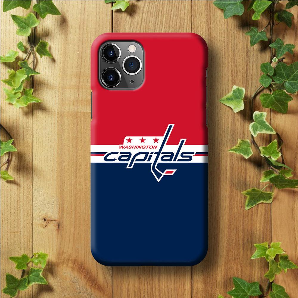 Hockey Washington Capitals NHL 002 iPhone 11 Pro Case-Plastic / Full Wrap (3D Case)-Xtracase