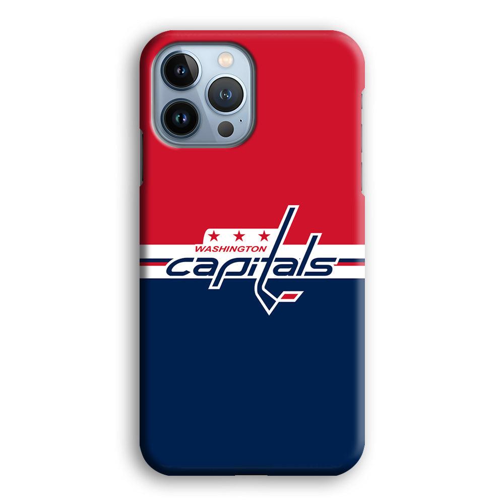 Hockey Washington Capitals NHL 002 iPhone 13 Pro Case-Plastic / Full Wrap (3D Case)-Xtracase