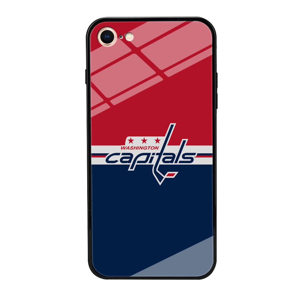 Hockey Washington Capitals NHL 002 iPhone 7 Case-Tempered Glass Case-Xtracase