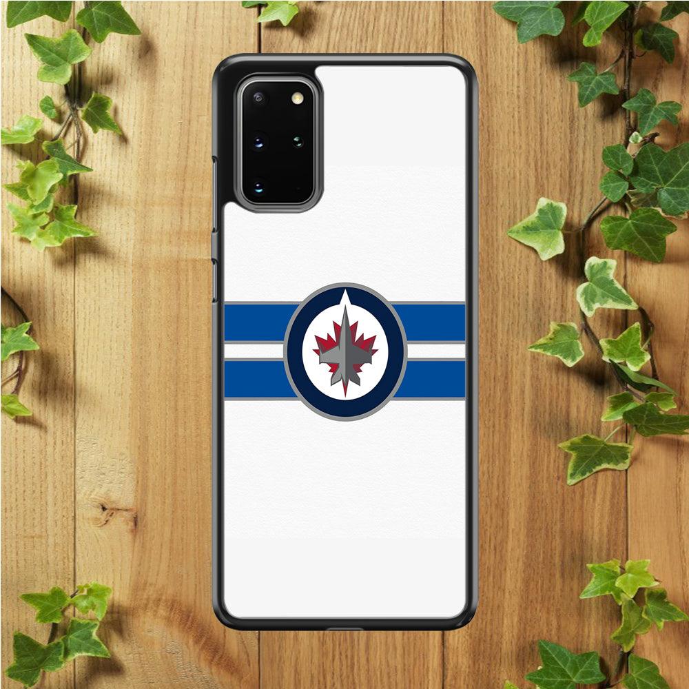 Hockey Winnipeg Jets NHL 001 Samsung Galaxy S20 Plus Case-Rubber / Black (2D Case)-Xtracase