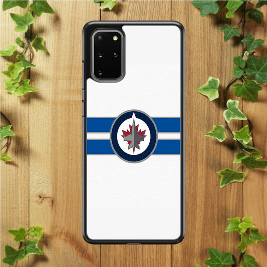 Hockey Winnipeg Jets NHL 001 Samsung Galaxy S20 Plus Case-Rubber / Black (2D Case)-Xtracase