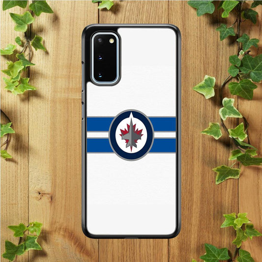 Hockey Winnipeg Jets NHL 001 Samsung Galaxy S20 Case-Rubber / Black (2D Case)-Xtracase