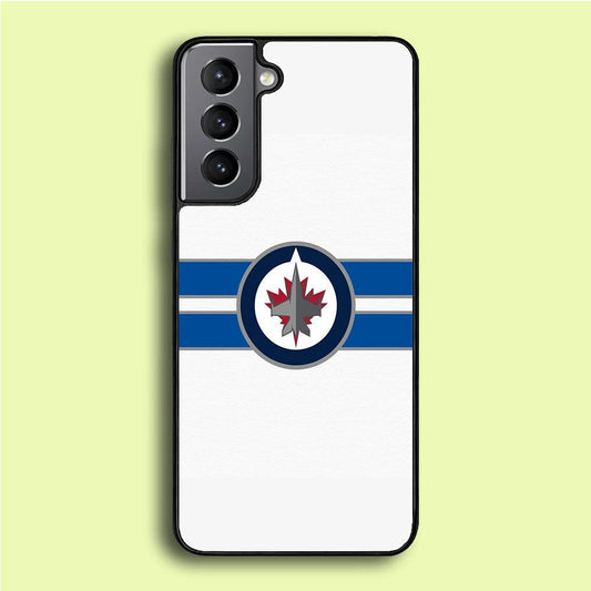 Hockey Winnipeg Jets NHL 001 Samsung Galaxy S21 Plus Case-Rubber / White (2D Case)-Xtracase
