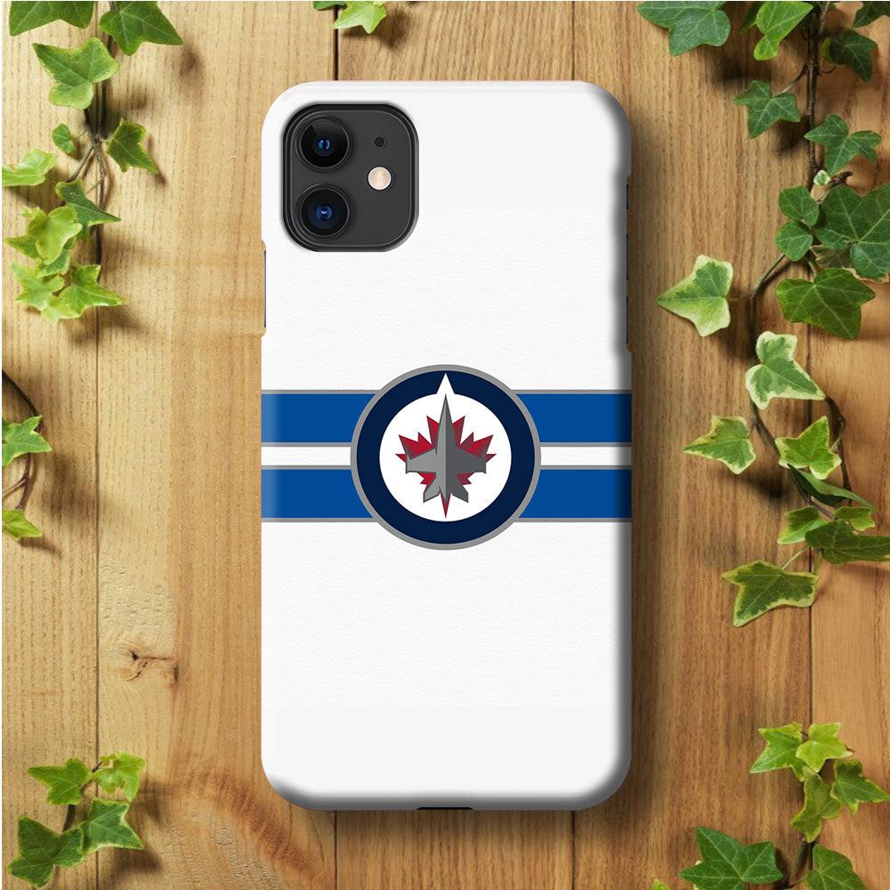 Hockey Winnipeg Jets NHL 001 iPhone 11 Case-Plastic / Full Wrap (3D Case)-Xtracase